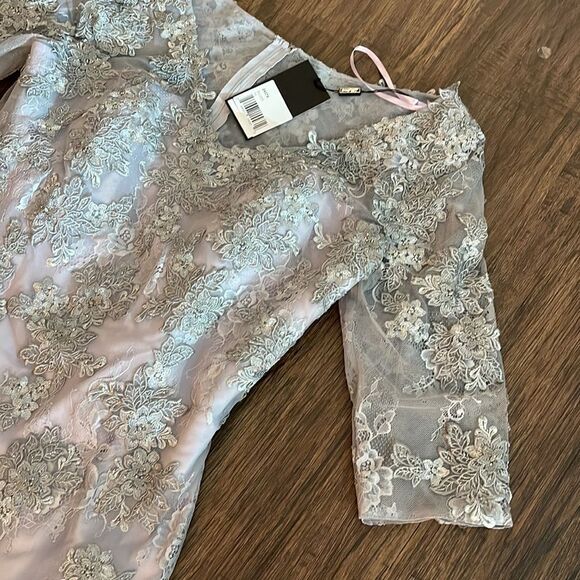 NWT La Femme - 29379 Lace Formal Dress - size 16. Perfect Condition! - Picture 12 of 12